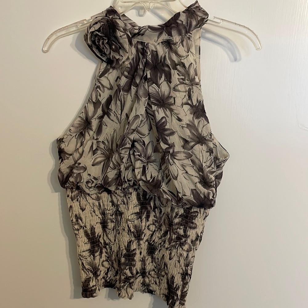 Lovely feminine halter blouse